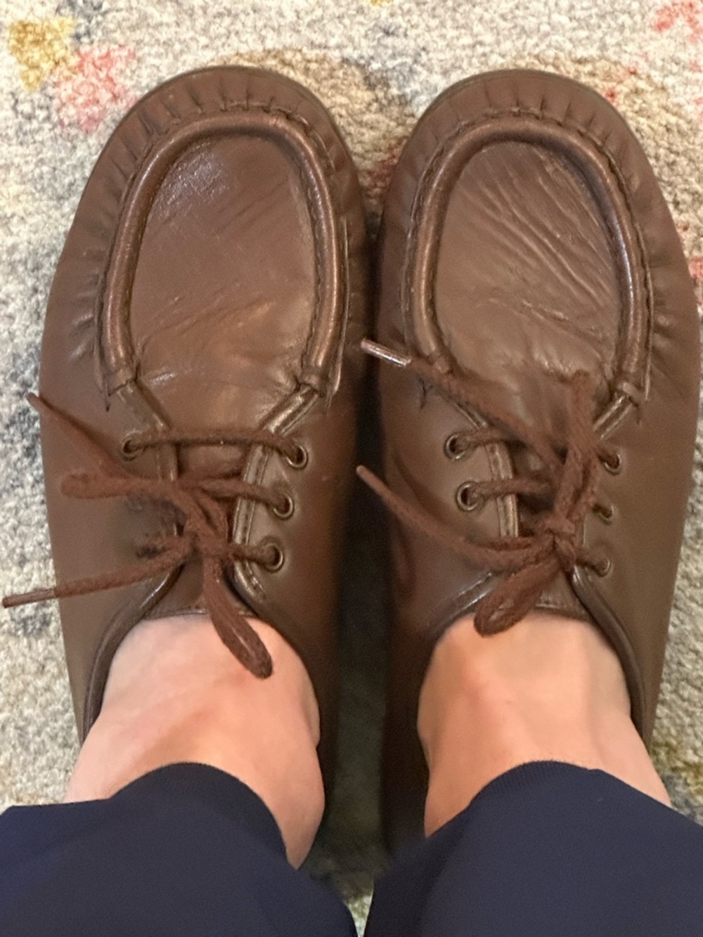 VINTAGE SAS Brown “Bounce” Wedge shoe sz 8 - Picture 2 of 14